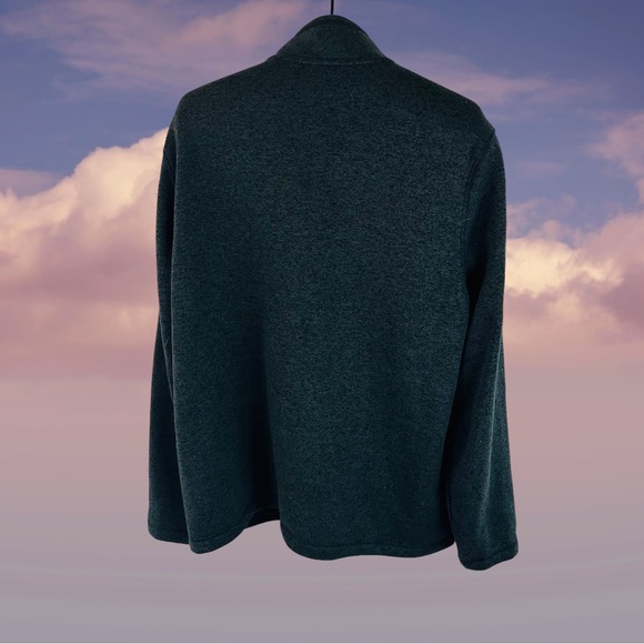 Eddie Bauer XL Thermal Knit Zip-Up Jacket Cozy Polyester Outerwear Posh Style - Picture 6 of 10